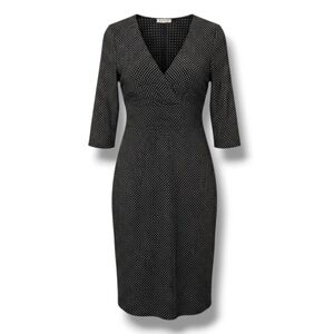 RUBY Women’s 3/4 Sleeve Empire Waist Career Dress – Small